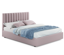 Двуспальные, Мягкая кровать Olivia 1600 ортопедическая с матрасом PROMO