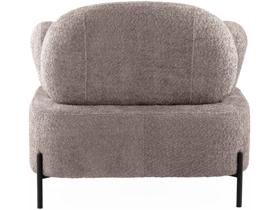 Кресло для отдыха, Кресло STOOL GROUP Кэнди с подлокотниками букле