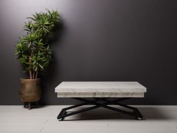 Стол-трансформер Левмар Cross S53 (черный опоры)