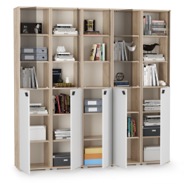 Шкафы со стёклами Бостон № 49