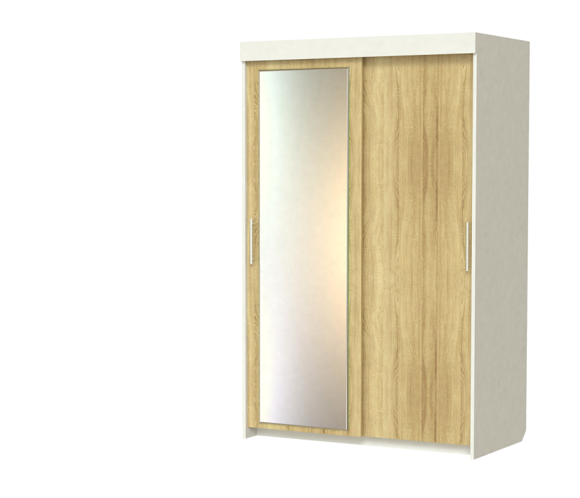 Шкафы-купе, Шкаф-купе шк-18 двух дверный с зеркалом