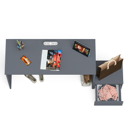 Стол письменный Мори с тумбой ТМП400.1