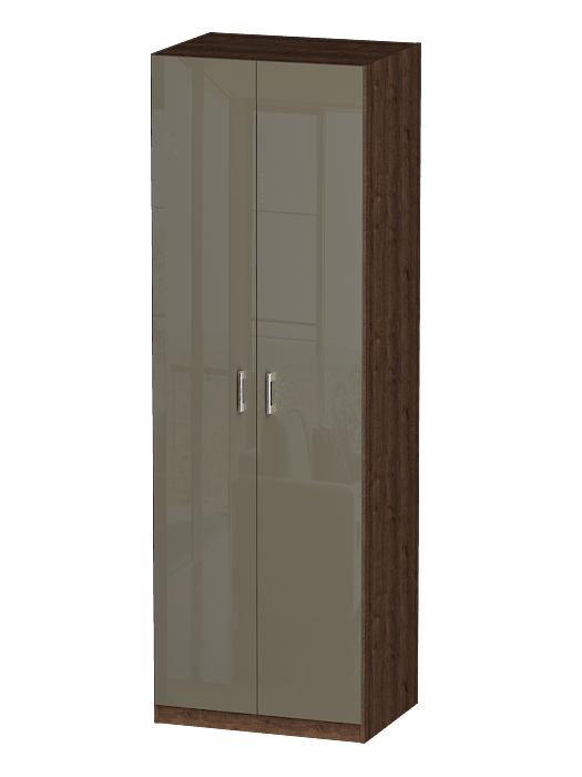 Шкафы двухстворчатые, Распашной шкаф Лайф с полками 80*60*240 Дуб экспрессив