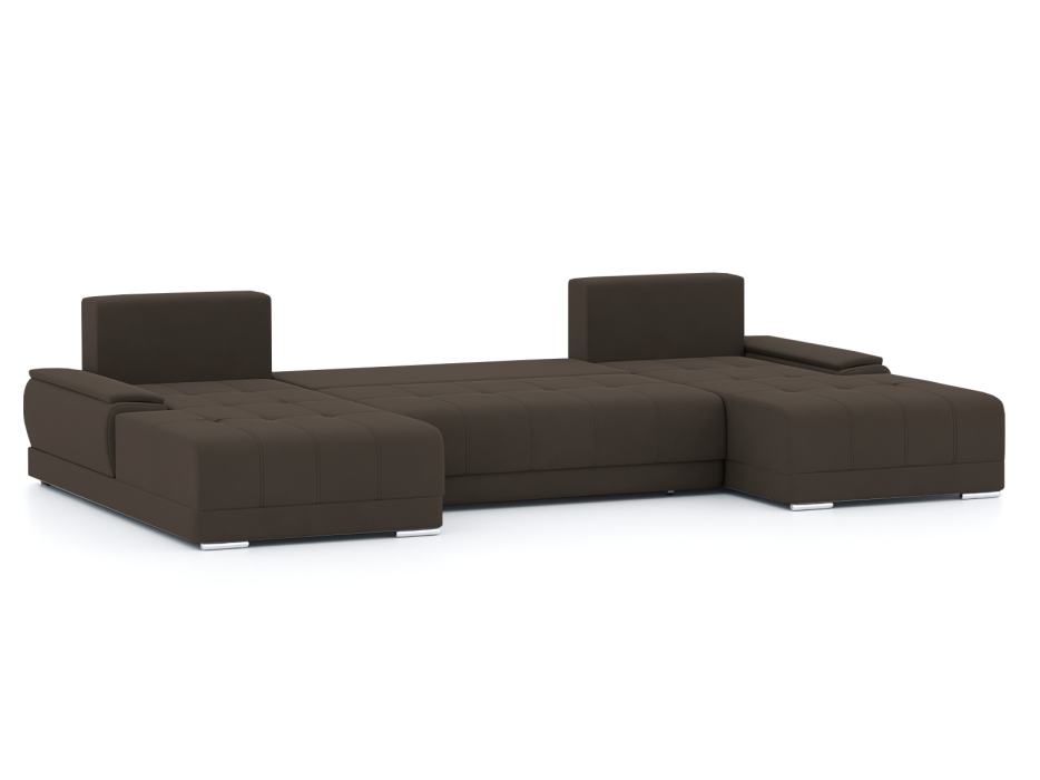 Диваны еврокнижки, Диван-кровать П-образный Нордвикс, велюр