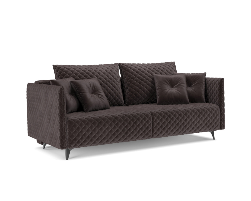 Диваны кровати прямые, Диван прямой Вашингтон тик-так (Бархат)