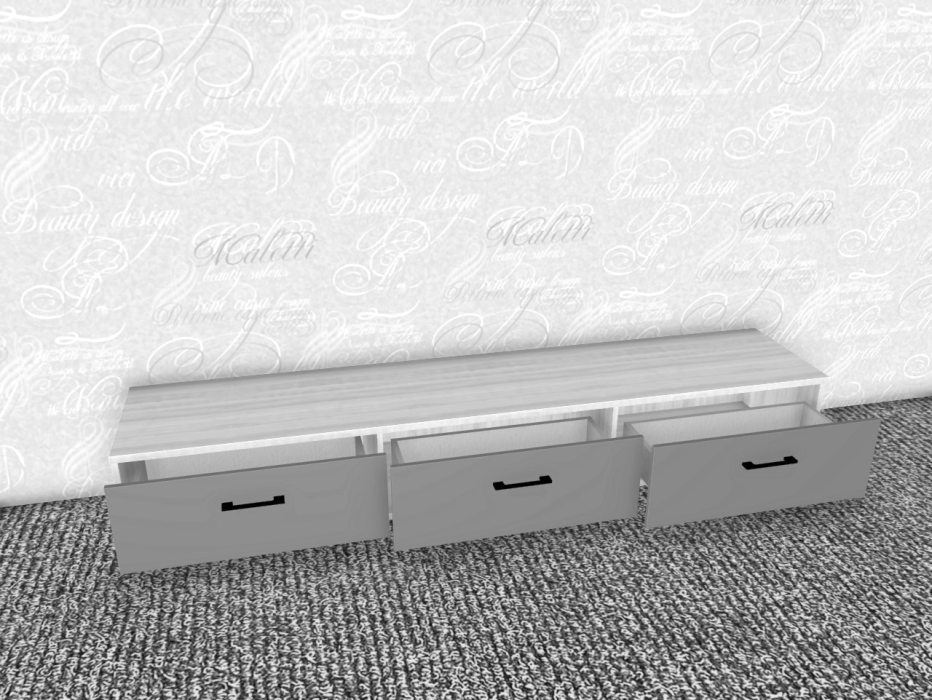 ТВ-тумбы, Модульная система Грейс Тумба ТБ-5071  Снежный Ясень