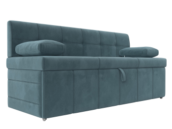 Кухонный прямой диван Лео, велюр