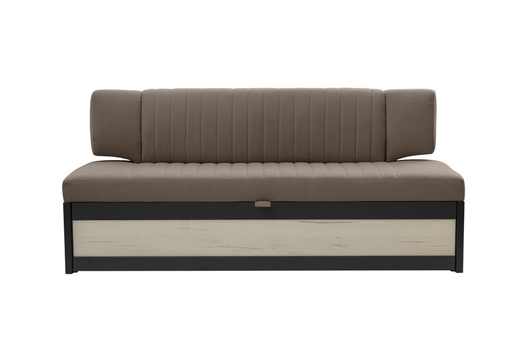 Диваны прямые кухонные, Прямой кухонный диван Парус 181 Дуб крафт белый