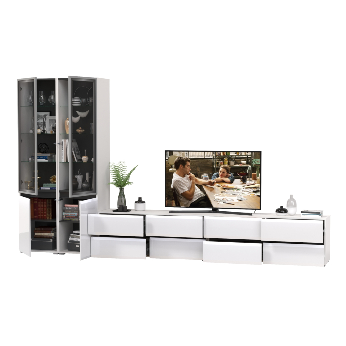 Стенки для гостиной, Сидней стенка для гостиной модульная № 130