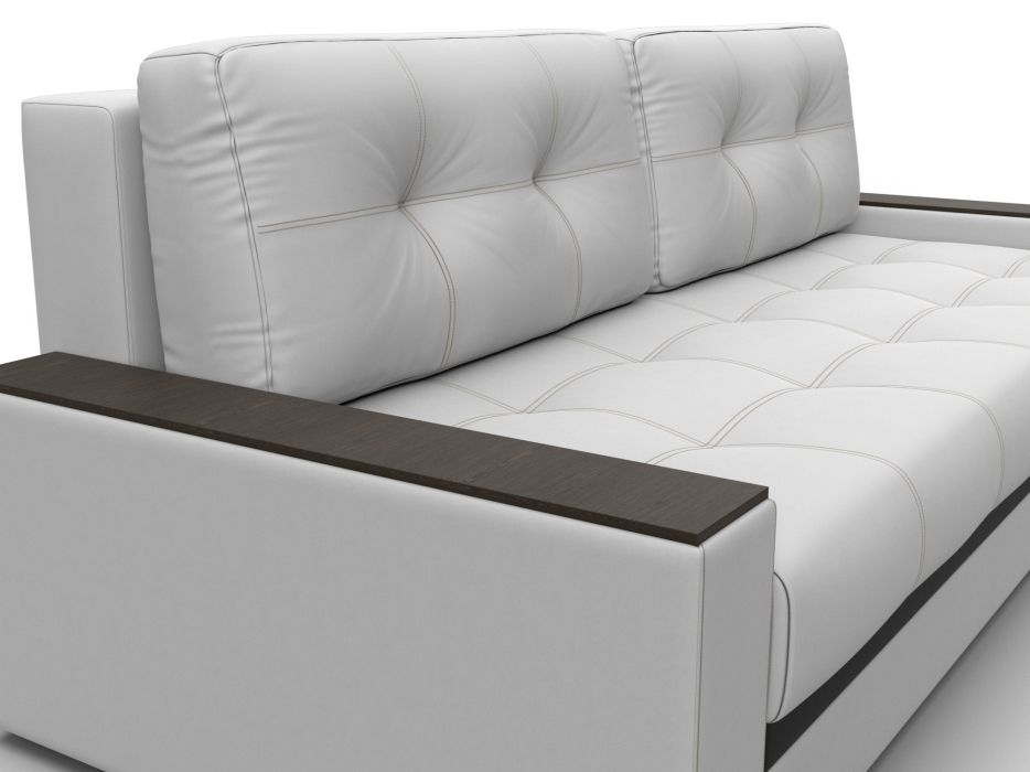 Диваны прямые, Диван прямой с декором Лига-096 НПБ, экокожа