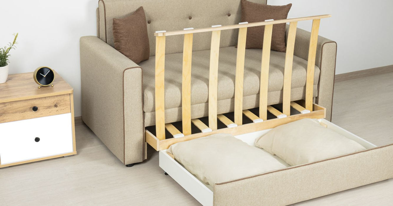 Диваны с ящиком для белья, Диван-кровать Найс (120)