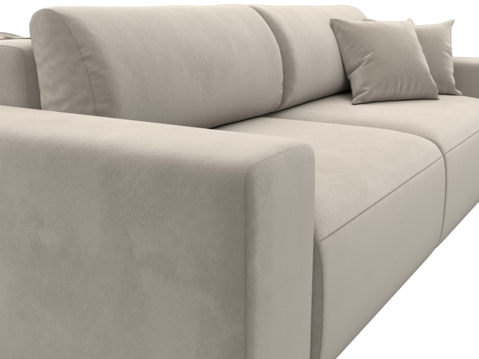 Диваны еврокнижки, Диван прямой Лига-036 Классик, микровельвет