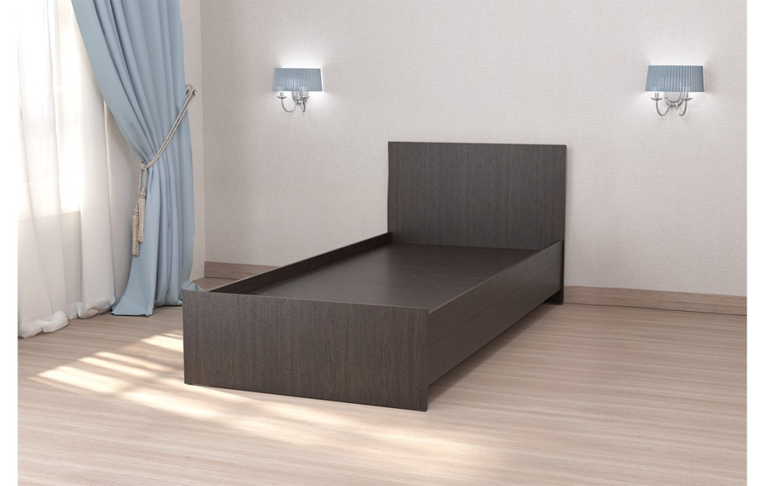 Кровати 90 см, Кровать арт.032 низкий щиток 90