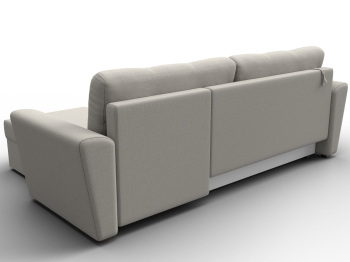 Угловой диван Амстердам Лайт правый угол, рогожка Амур