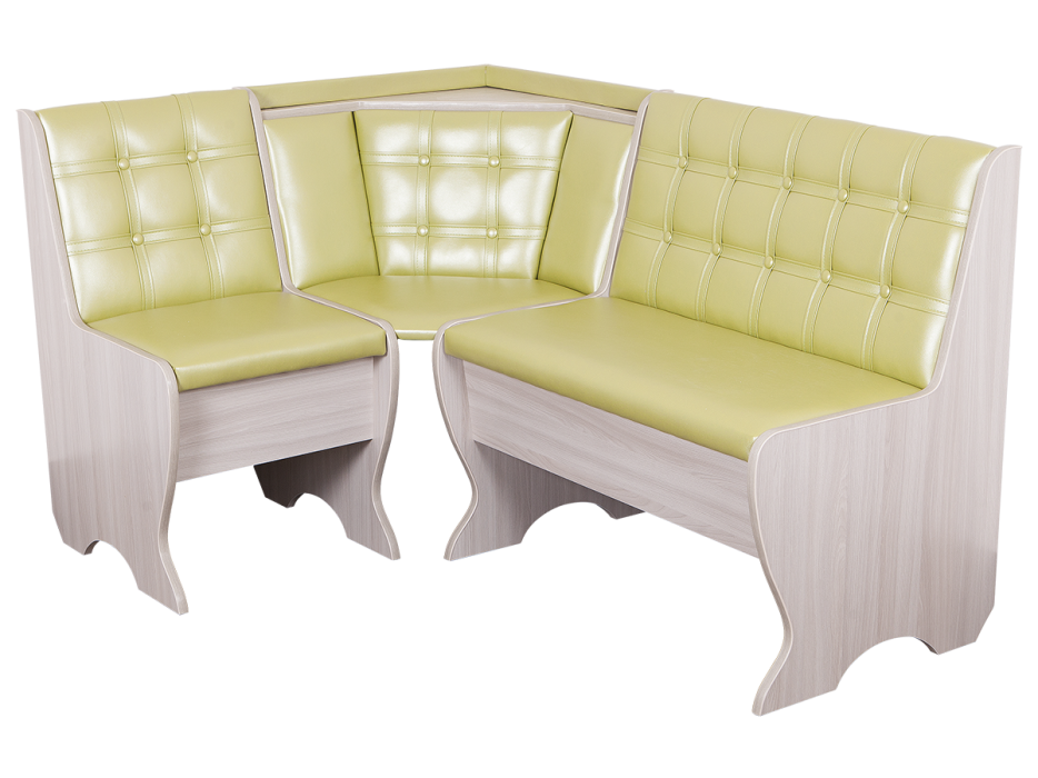 Кухонные уголки, Кухонный уголок Стиль 19Л Ясень шимо светлый