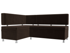 Кухонные уголки, Кухонный уголок Стайл левый угол, микровельвет