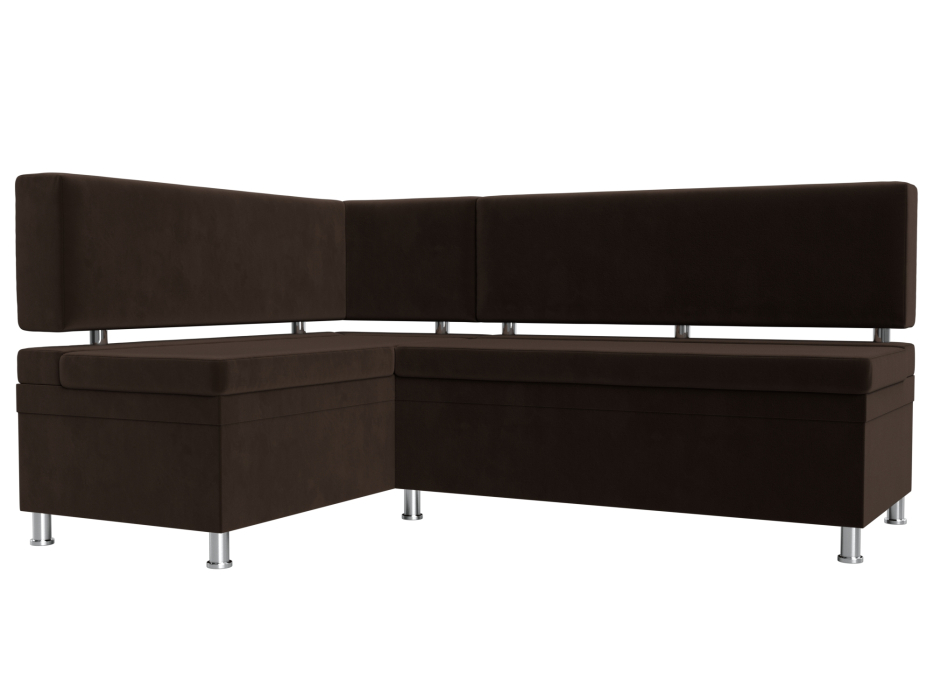 Кухонные уголки, Кухонный уголок Стайл левый угол, микровельвет