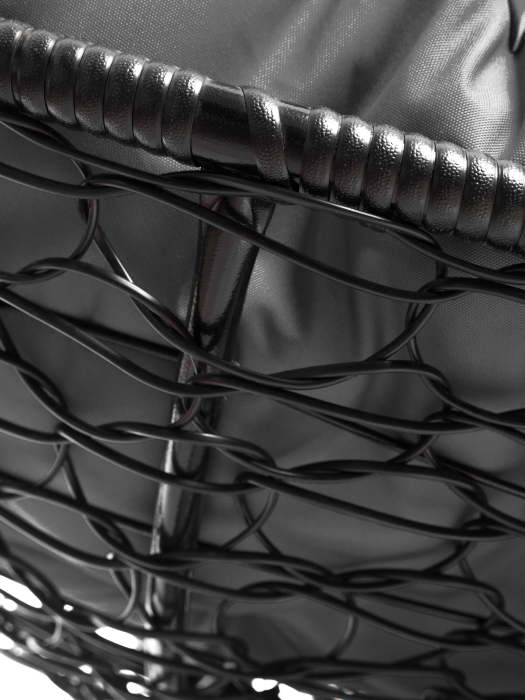 Диваны, Диван МАМАСАН с ротангом чёрный