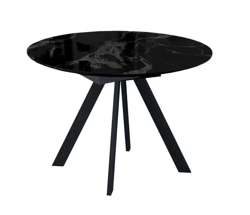 Обеденные столы, Стол DikLine SFC100 d1000 (стекло Оптивайт)