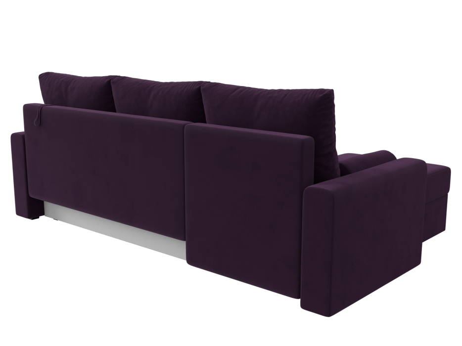 Диваны угловые в гостиную, Диван угловой Верона Лайт левый угол, велюр