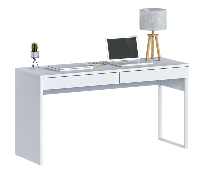 Прямые компьютерные столы, Стол Мика СБ-3310 Белый