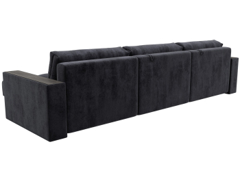 Диван угловой с декором Лига-049 НПБ Лонг, велюр TOWER