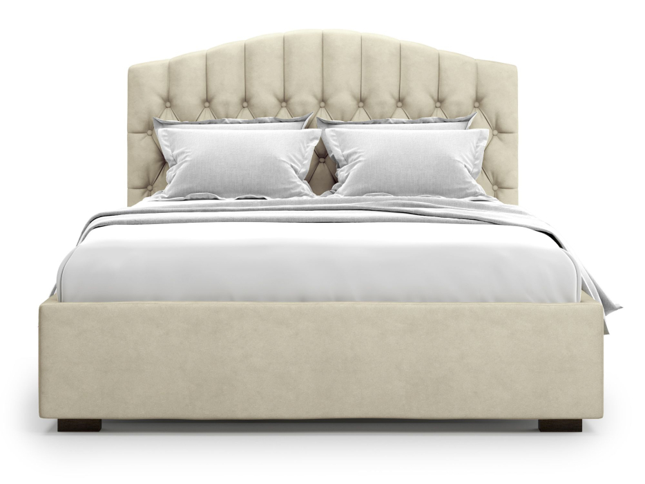 Мягкая кровать, Кровать Lugano 140 с ортопедическим основанием без ПМ