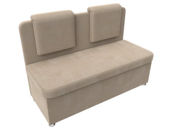 Диван кухонный прямой Маккон 2-х местный, велюр