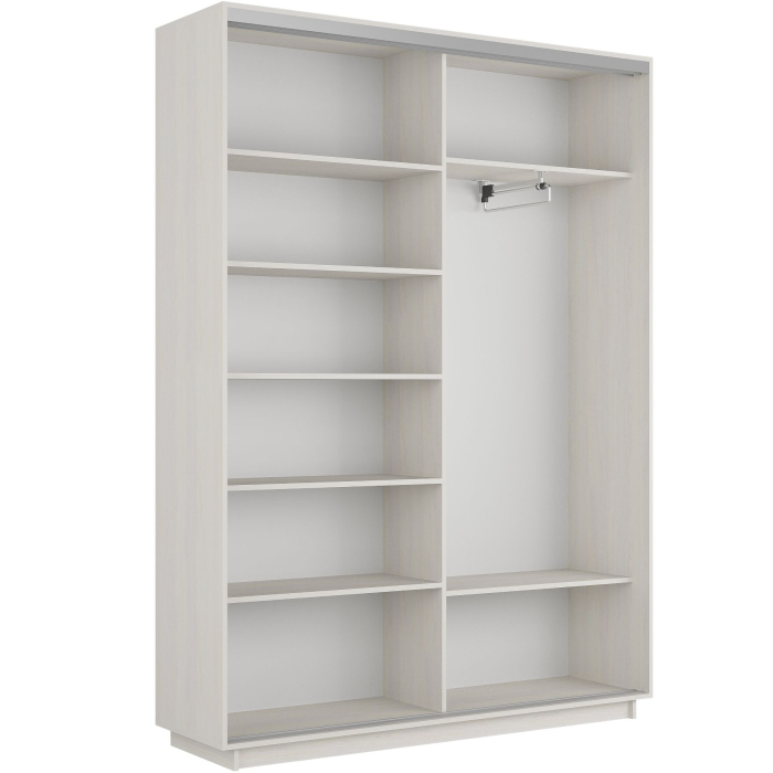 Шкафы-купе 2-х дверные, Шкаф-купе Экспресс 2-х дверный Фотопечать Квадрат Стекла 140х45х240