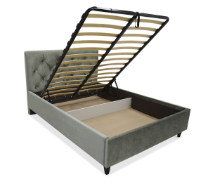 Двуспальная кровать СЕЛИНА 180х200, с подъемным механизмом, велюр