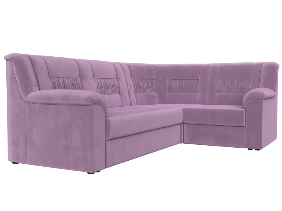 Диваны угловые в гостиную, Угловой диван Карелия правый, микровельвет