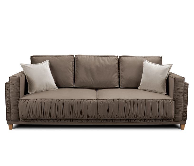 Диваны прямые, Диван кровать Бали, микровелюр