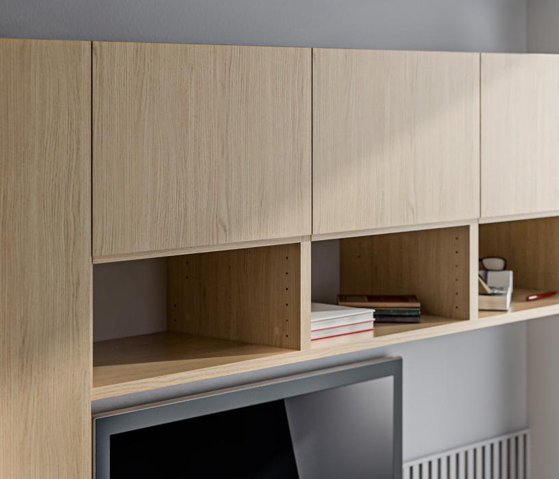 Стенки для гостиной, Гостиная (стенка) Тренд Дуб Винченца / ЛДСП Дуб Винченца