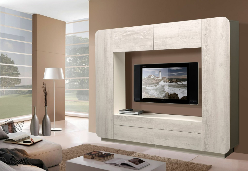 Стенки для гостиной, Лаванда-2 ЛДСП Стенка