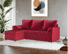 Диваны угловые в гостиную, Диван угловой Париж (Бархат)