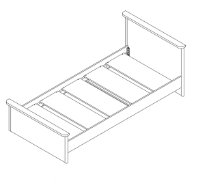Кровать Тифани 305.04