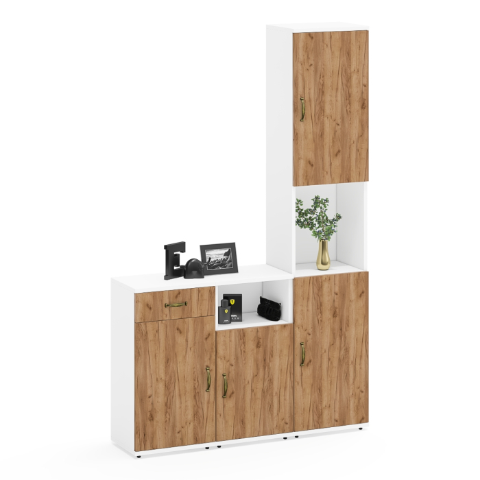 Домашние кабинеты, Набор для домашнего офиса из пенала и двух разных тумб Лидер-8.