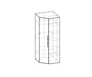 Шкаф угловой Бастион