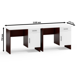 Два письменных стола МД 1-09