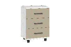 Тумбы, Модульная система Грейс Тумба ТБ-5026  Снежный Ясень