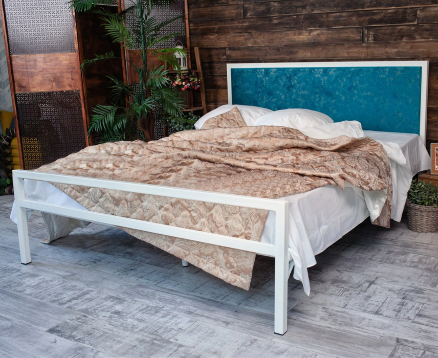 Кровати 120 см, Кровать в стиле лофт Лоренцо 1.2 (Белый)