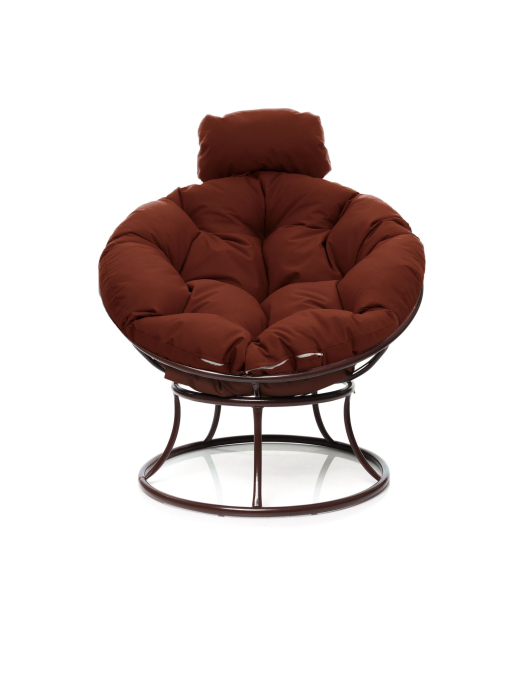 Кресла, Кресло ПАПАСАН мини без ротанга коричневое