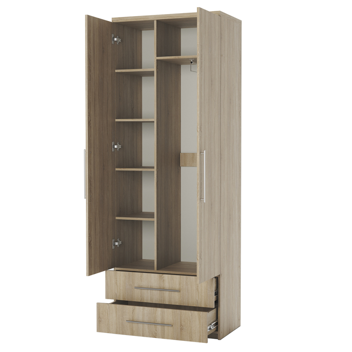 Для одежды, Шкаф комбинированный с ящиками Мелодия МКЯ-22 100х45