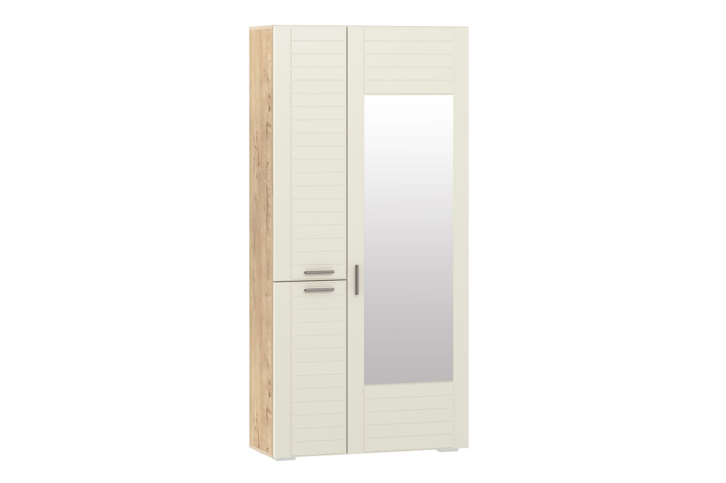 Гардеробные, Ливорно Шкаф для одежды  НМ 013.36 (фасад с зеркалом)