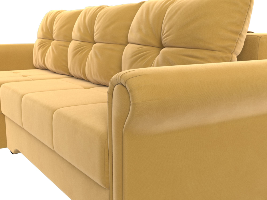 Диваны угловые в гостиную, Угловой диван Леон левый угол, микровельвет