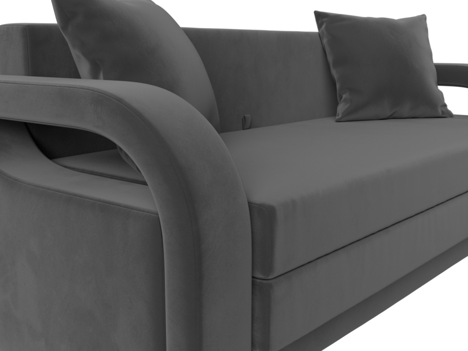 Дизайнерские диваны для гостиной, Прямой диван Лига-014, велюр