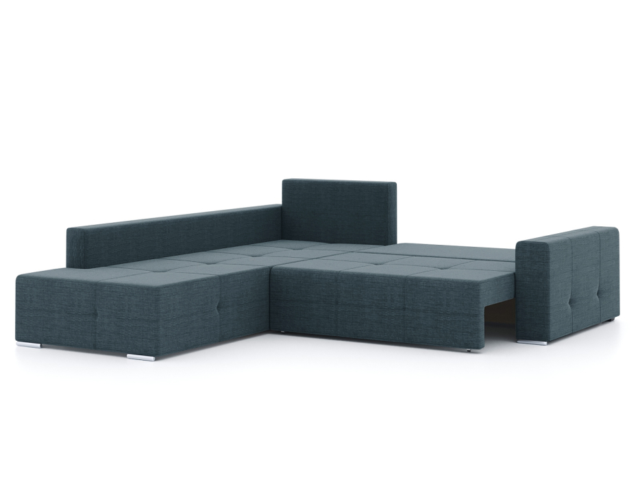 Диваны угловые в гостиную, Диван-кровать угловой Леос НПБ, рогожка Люкс