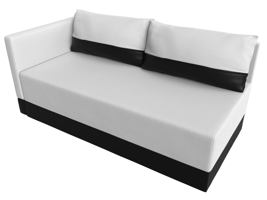 Кушетка диван, Кушетка Никас левая, экокожа