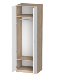 Распашной шкаф Лайф для одежды 80*60*240 Дуб сонома