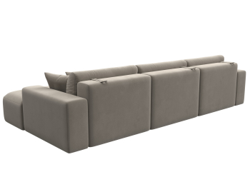 Диван угловой Лига-036 Классик Лонг правый угол, микровельвет